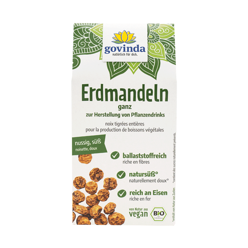 Erdmandeln ganz & geröstet: Natürlich süß & nussig. Dein perfekter Snack | Erdmandeln kaufen ✓ vegan ✓ 100 % natürlich ✓
