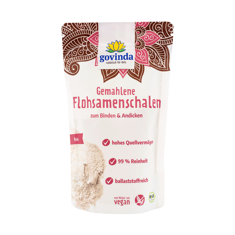 Flohsamenschalen gemahlen