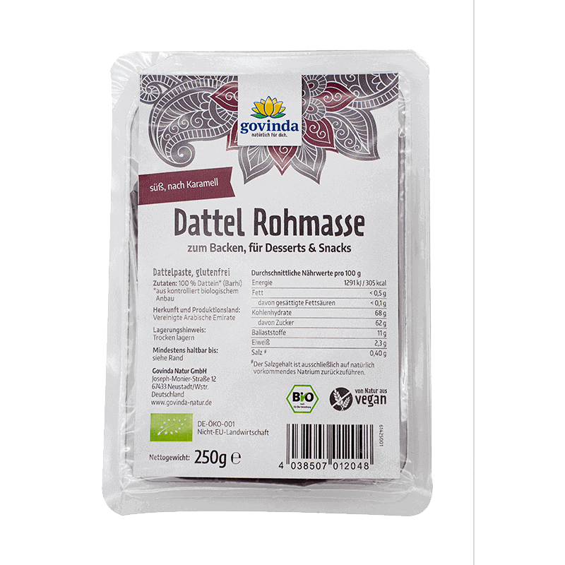 Dattel-Rohmasse 250 g