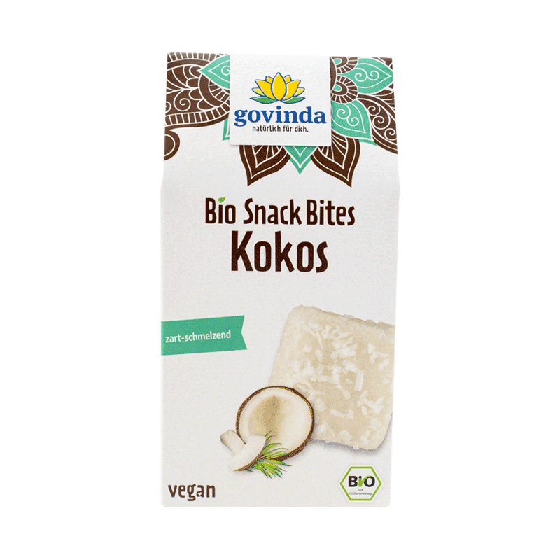 Snack Bites Kokos | Bio Fruchtkonfekt | Kokos-Konfekt | vegan & glutenfrei