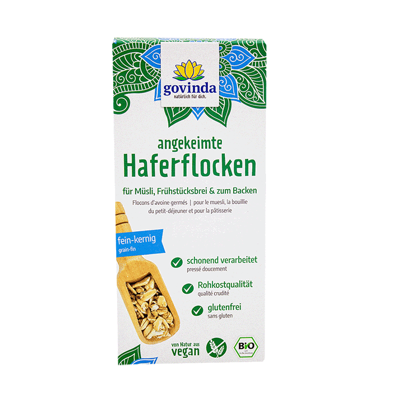 Angekeimte Haferflocken